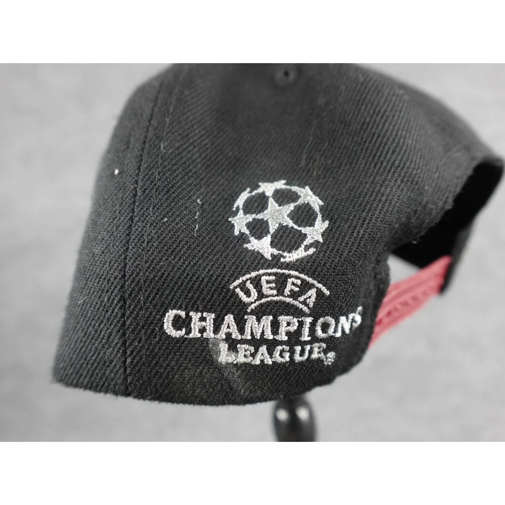 FC Barcelona UEFA Champions League‎ Snapback Hat Black Red Football Soccer